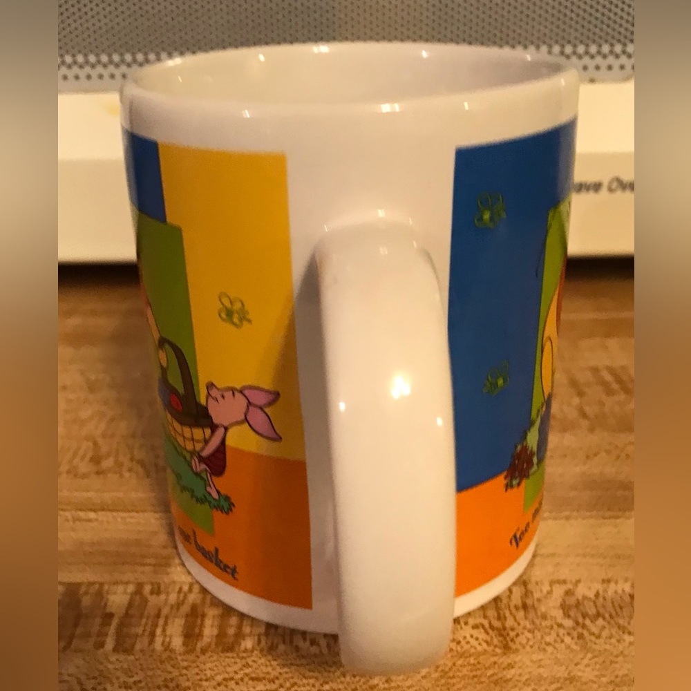 Coffee Cup Mug Disney Winnie the Pooh Too Much Appetite For One Basket-all$12.0 - Picture 7 of 7